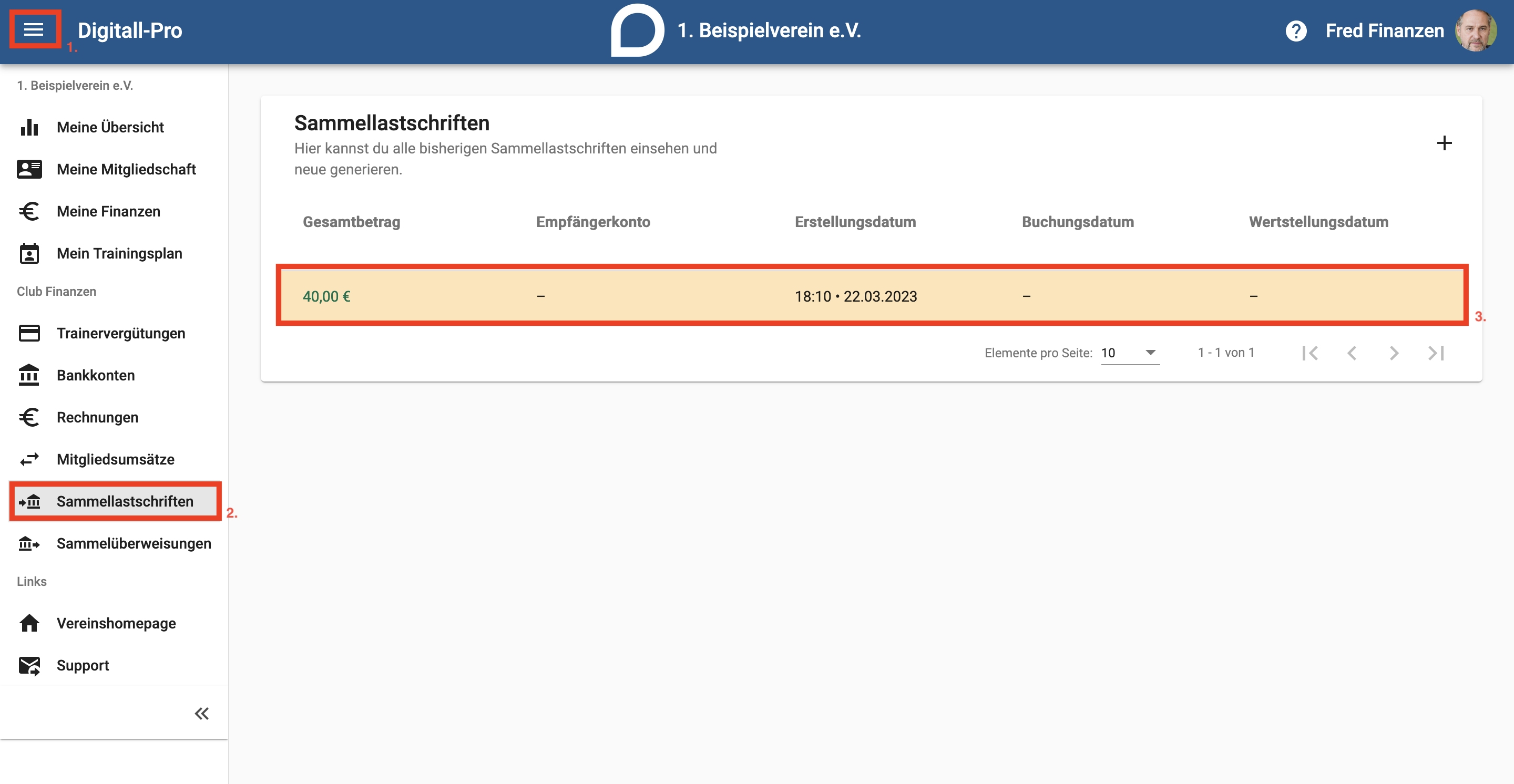 Sammellastschriften auswählen.png